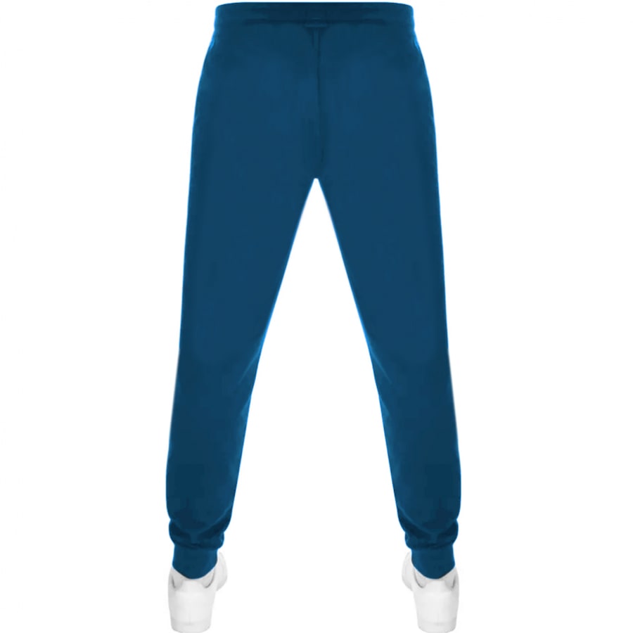Alternative Image for ProductEA7 Emporio Armani Tape Logo Jogging Bottoms Blue2